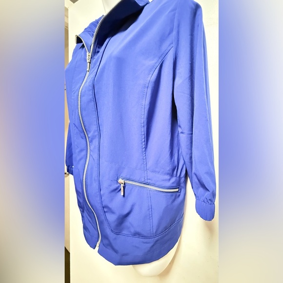 Chico's Royal Blue Utility Jacket - Picture 3 of 6